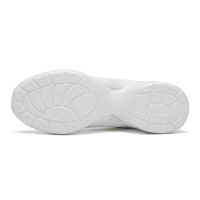 Damen atmungsaktive Tanz schuhe Mode gestrickte Mesh Jazz Schuhe Mädchen Kissen Soft Bottom Dance Training Sneakers Größe 34-41