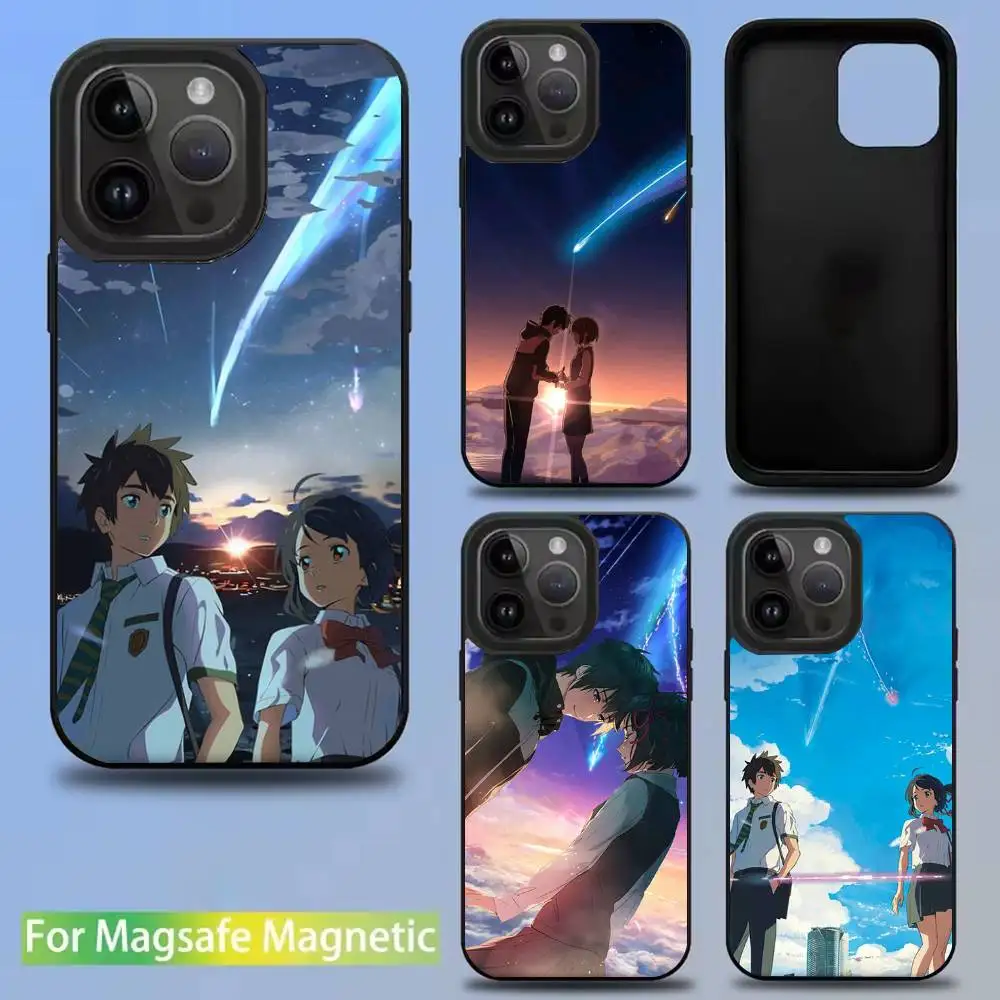 

Anime Your-Name Phone Case For iPhone 16,15,14,13,12,11,Pro,Max,Plus,Mini,SE New Magsafe Magnetic Wireless Charging