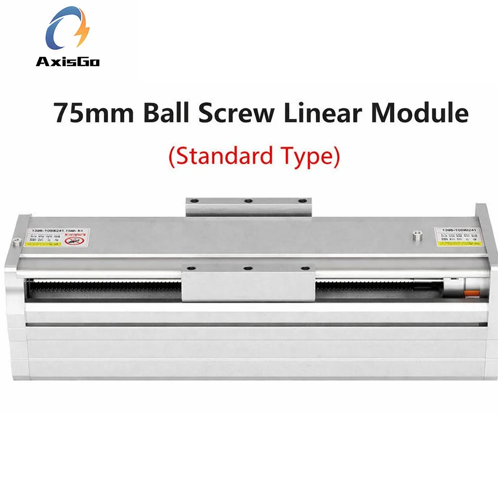 60/75/86 Frame Servo Ball Screw Linear Actuator Slide Table with Linear Guide  Compact Module  Stepper Motor Workbench