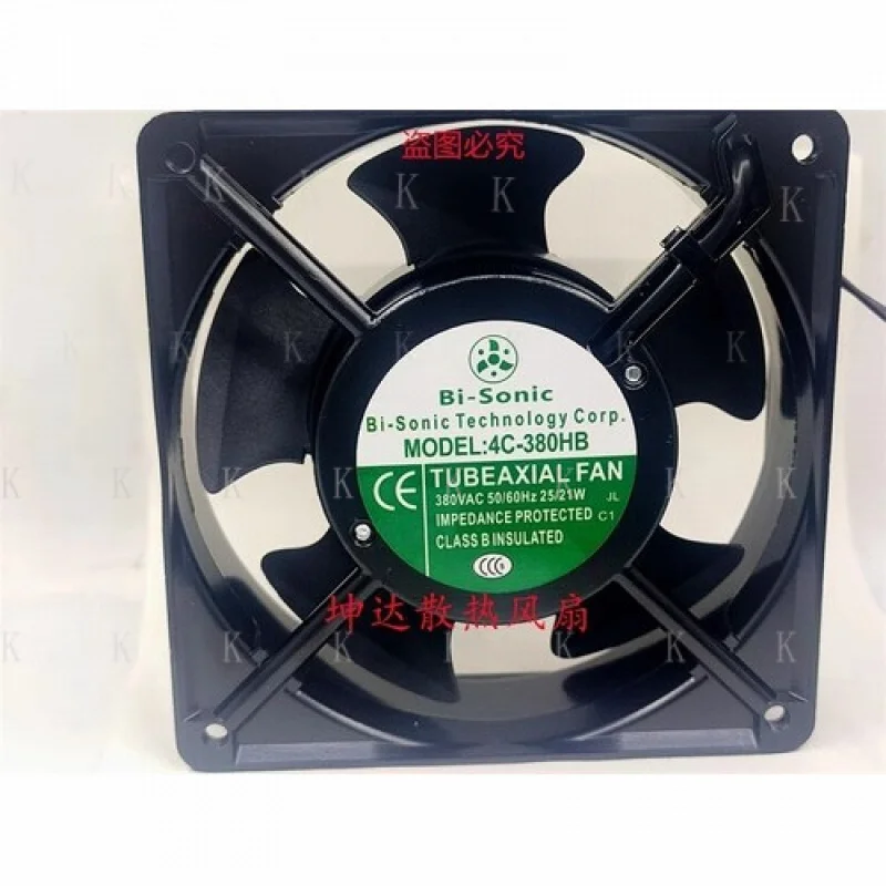 

C for Bi-sonic 4C-230HB 380VAC 12038 25/21W Axial Cooling Fan