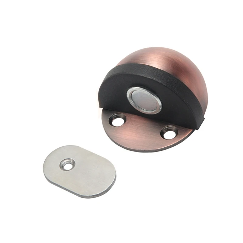 업그레이드 도구 쉬운 설치 자기 도어 스톱 내부 도어용 고무 쿠션이 있는 강철 방청 숨겨진 디자인