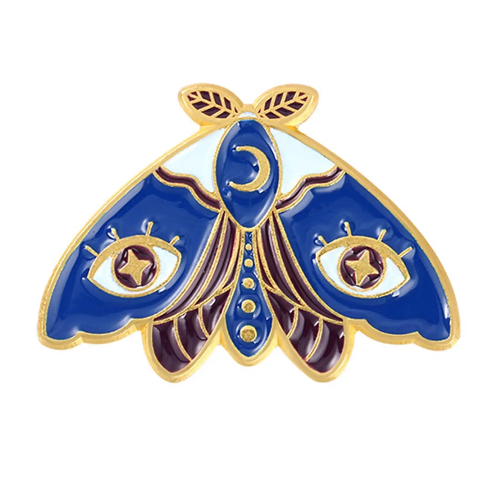 5 Pieces Exquisite Moth Enamel Pin Collection Butterfly Badges Alloy DIY