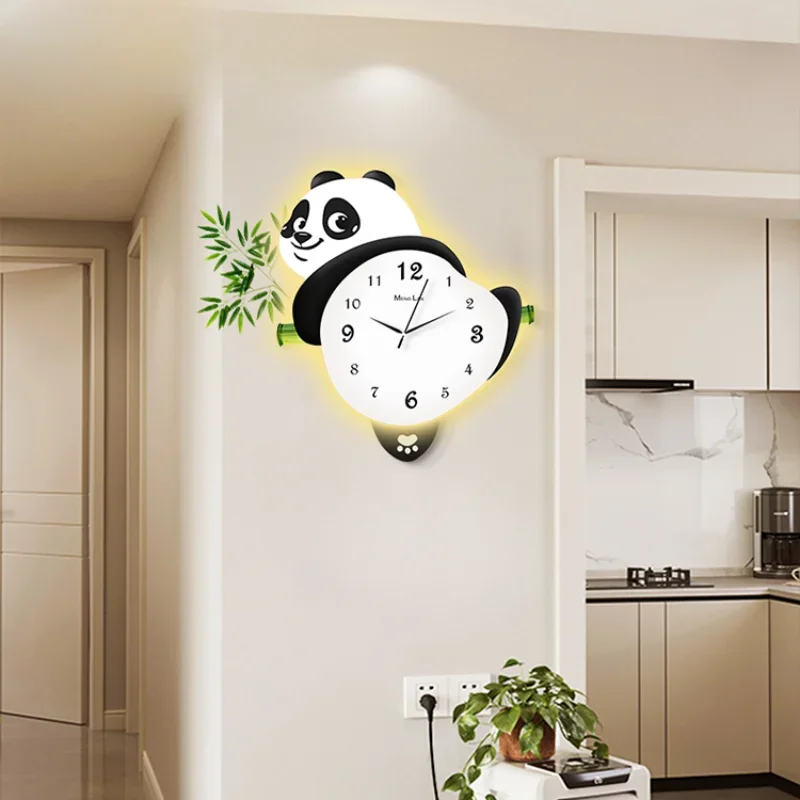 Hanging Decoration Wall Clock Fitment Bedroom Home Decor Living Room Study Wall Clock Luxury Minimalism Reloj De Pared Sala