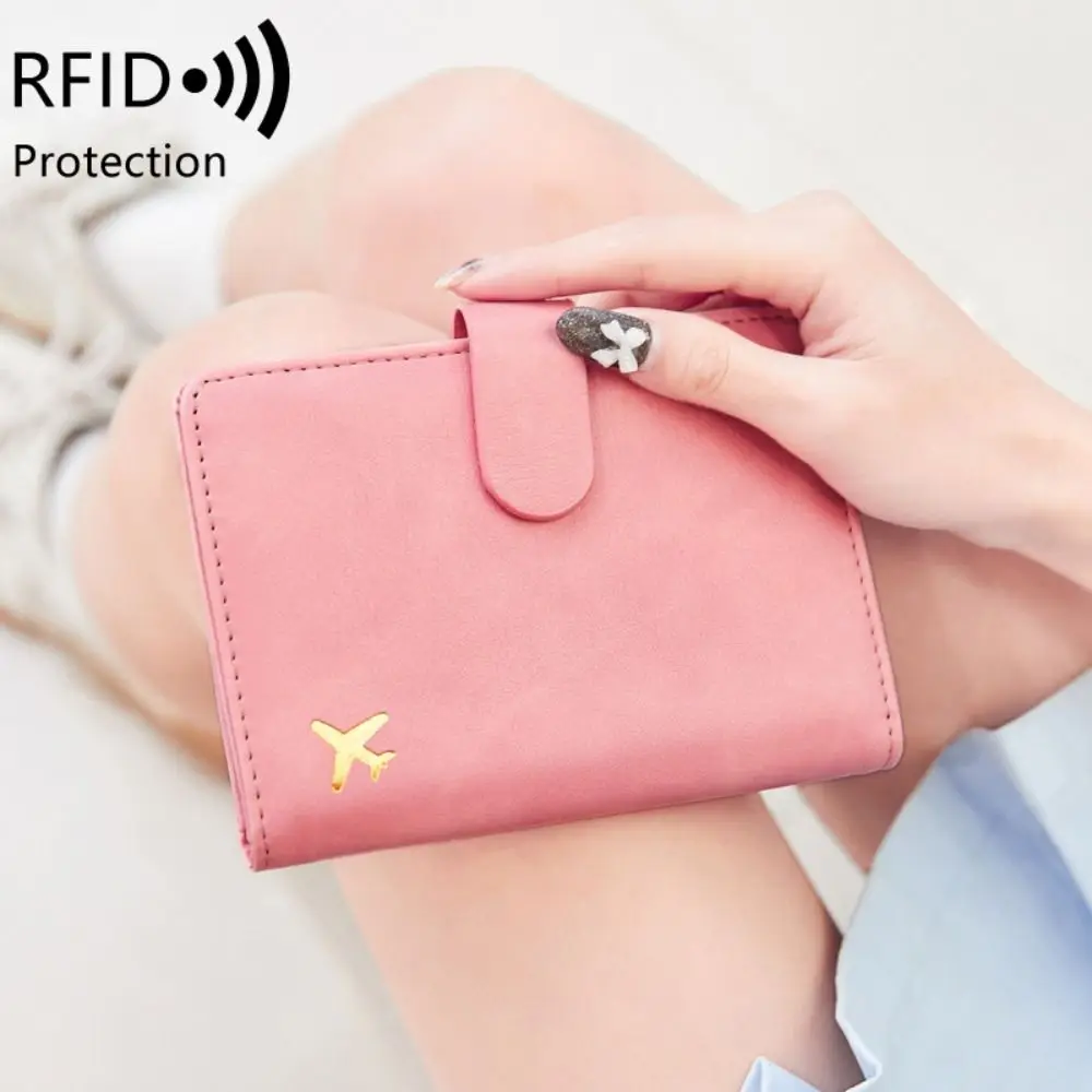 

Portable Card Holder PU Passport Bag Passport Cover Purse Passport Clip Ticket Holder Card Case Certificate Storage Bag Men