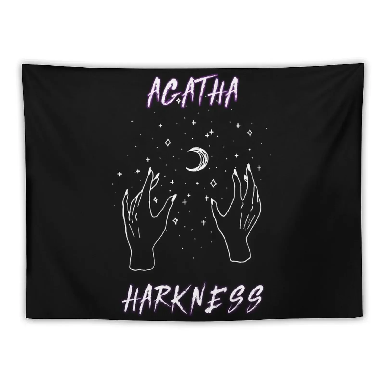 agatha all along- agatha harkness- purple witch HOODIE Tapestry For Bedroom Decor Home Decoration Bedroom Tapestry