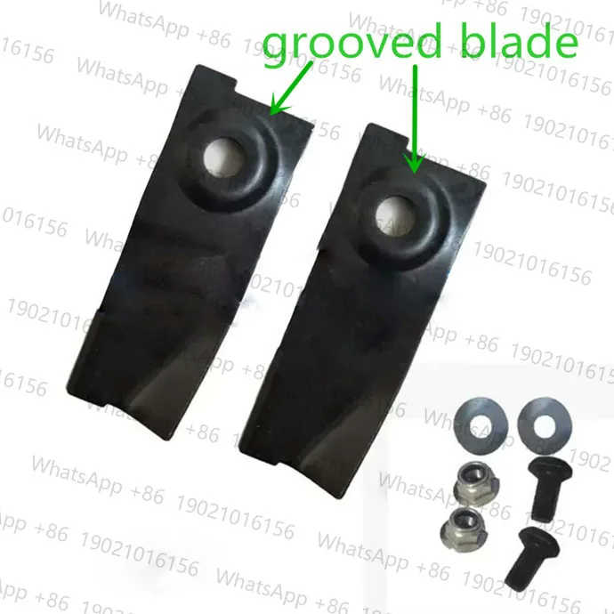 

Different length Lawnmower grooved blade & bolt for GXV160 HRU 194 195 214 215 Lawn mower swing back blade kit