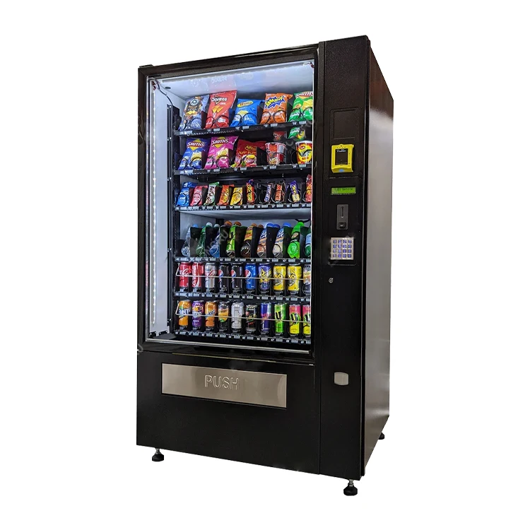 FOODLINE Metro Station Snack Beverage Vending Machine Delicate Outline Adjustable Cooling Time Commercial Gear