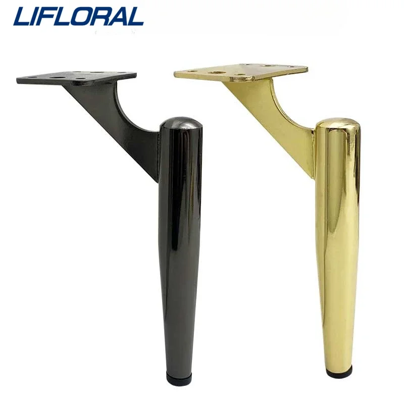 

4pcs 18cm Light Luxury Iron Metal Sofa Furniture Feet Sofa TV Cabinet Tea Table Support Feet Hardware Feet Replacement Legs