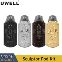 Original Uwell Sculptor Pod Kit 370mAh Battery Vape with 1.6ml Sculptor Pod Cartridge 1.2ohm E Cigarette Vaporizer