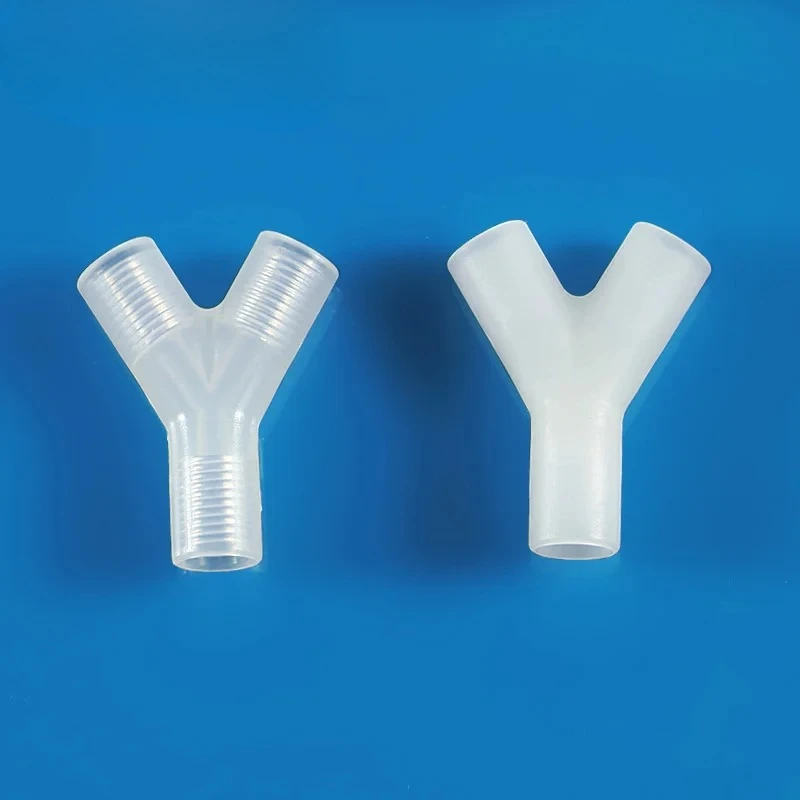 1/4-28UNF Three Way Union Y Plastic Joint Female Thread Food Grade PP PTFE Precise Molding Best Machining Factory Supply Cheap