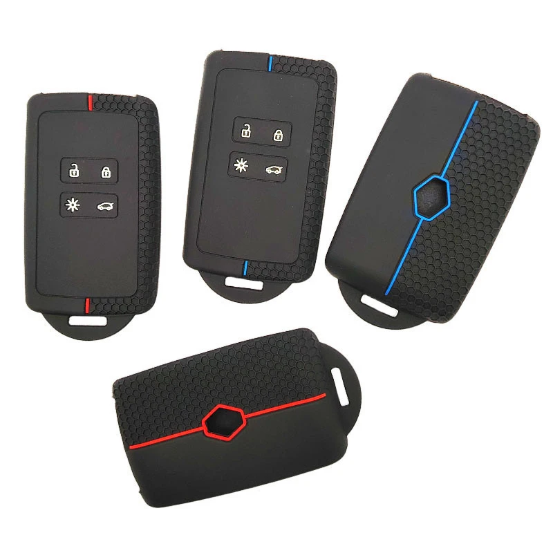 

Силиконовый чехол для автомобильного ключа для Captur Koleos Kadjar Arkana Megane Dacia Duster Sandero Stepway Smart Remote Control Fob Case