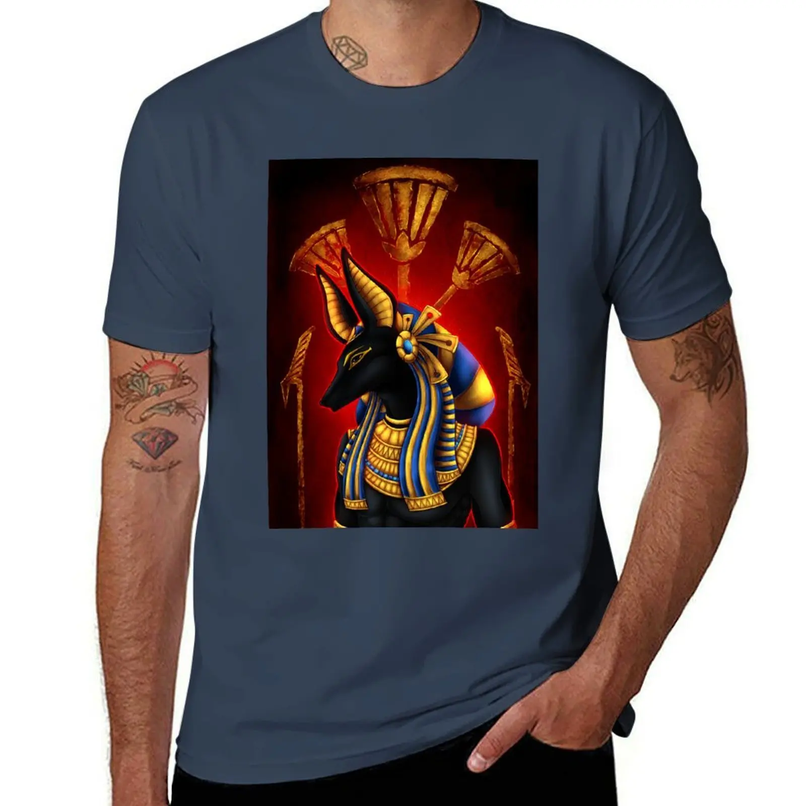 Anubis T-Shirt Minimalist Casual Short Sleeve Top