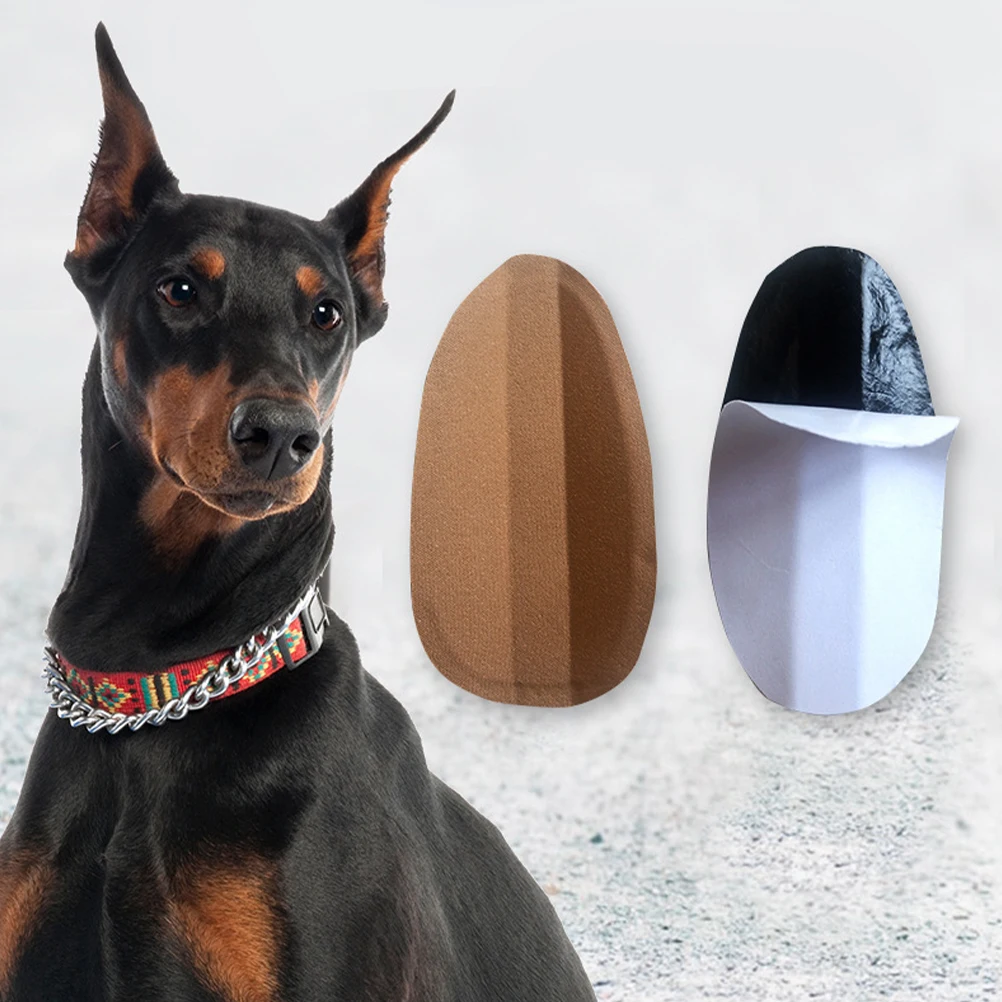 

Pet Dog Ear Stickers Correction Doberman Pinscher Milk Calcium Covers for Noise