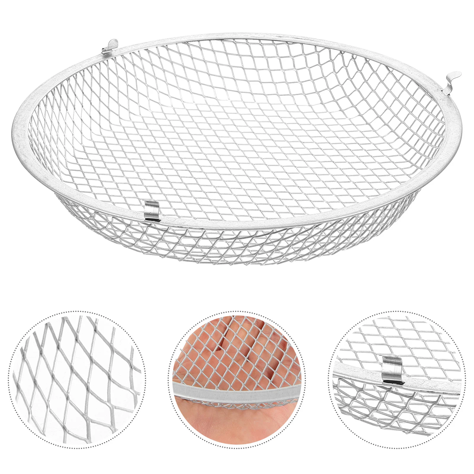 

Anti-Scald Mesh Cover For Terrarium High-Temp Resistant Iron Lampshade Reptile Heat Lamp Protector Reptile Box Accessories