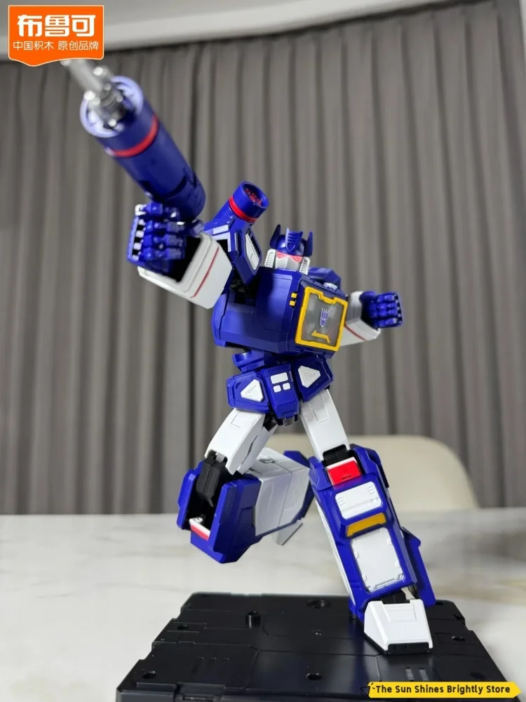 جديد Blokees Transformers Action Edition Soundwave الإضاءة السبر تجميعها عمل أرقام نموذج متحرك لعبة هدية الصبي