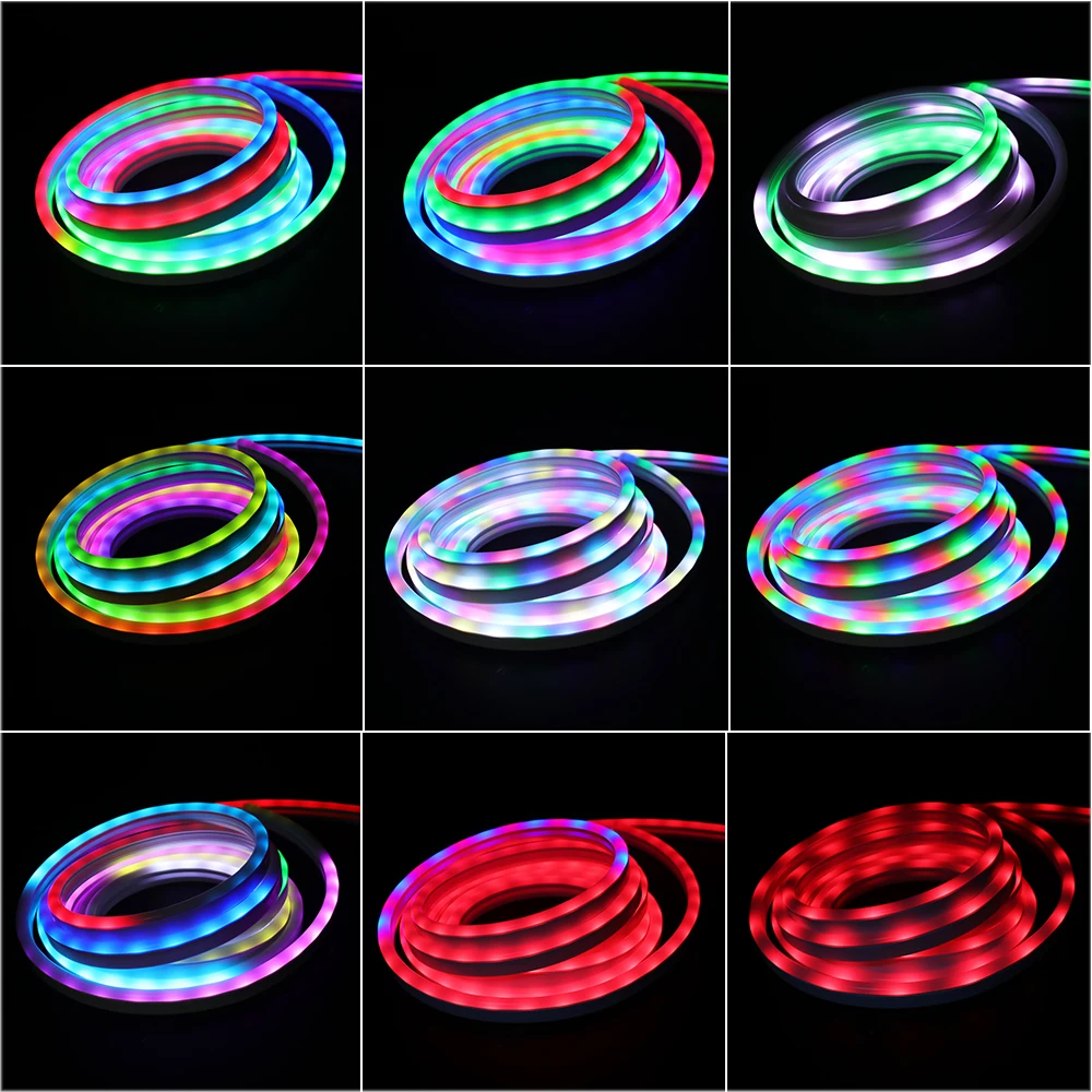 Bluetooth APP Control LED Strip 5V WS2812B Dream Color Neon Light Waterproof TV BackLight Home Decor Flexible Ribbon Tape Diode