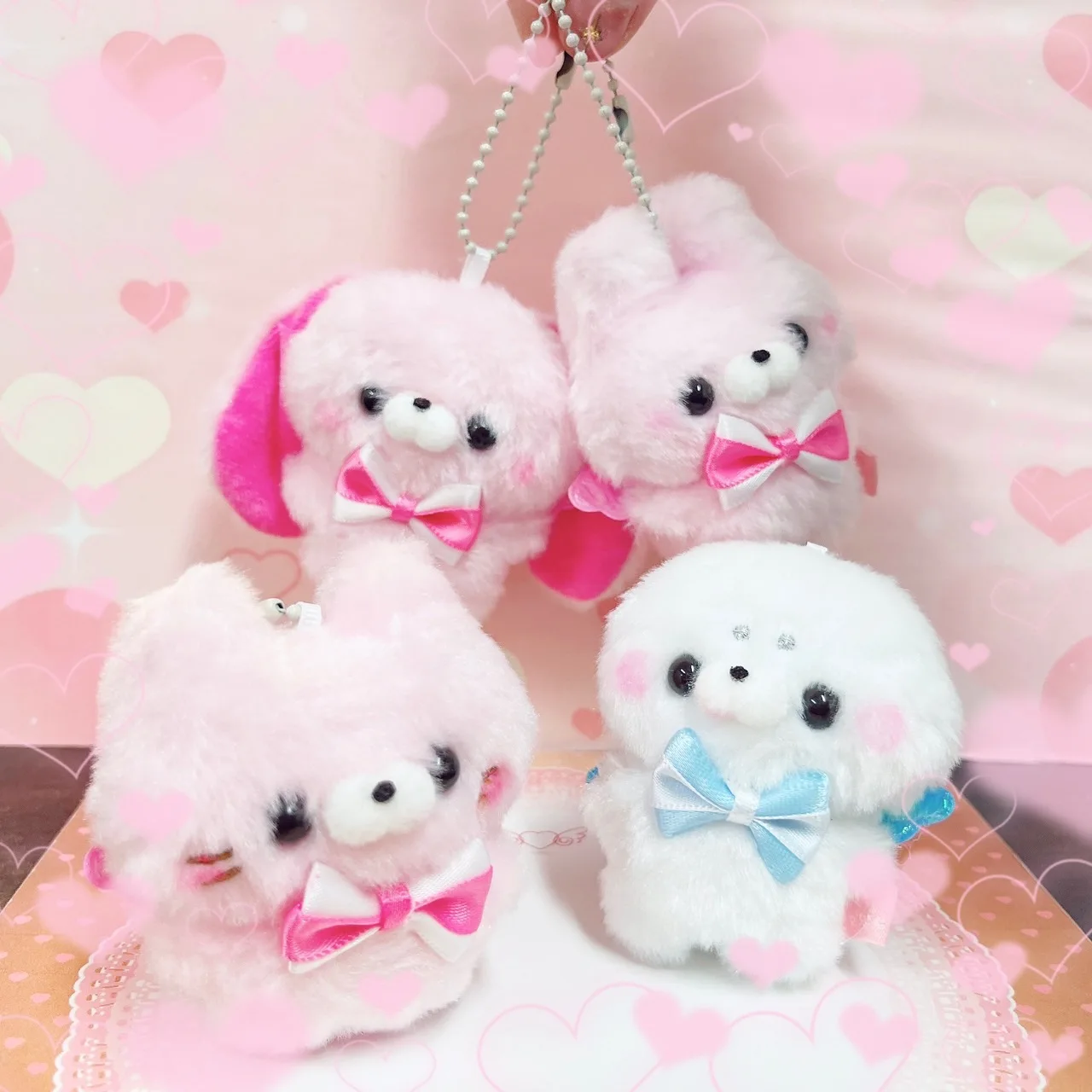 Yell world capsule toys Sukuttotacchisan 9 Mizupin Tenshi kawaii stuffed animals angel cat seal rabbit otter panda with wing