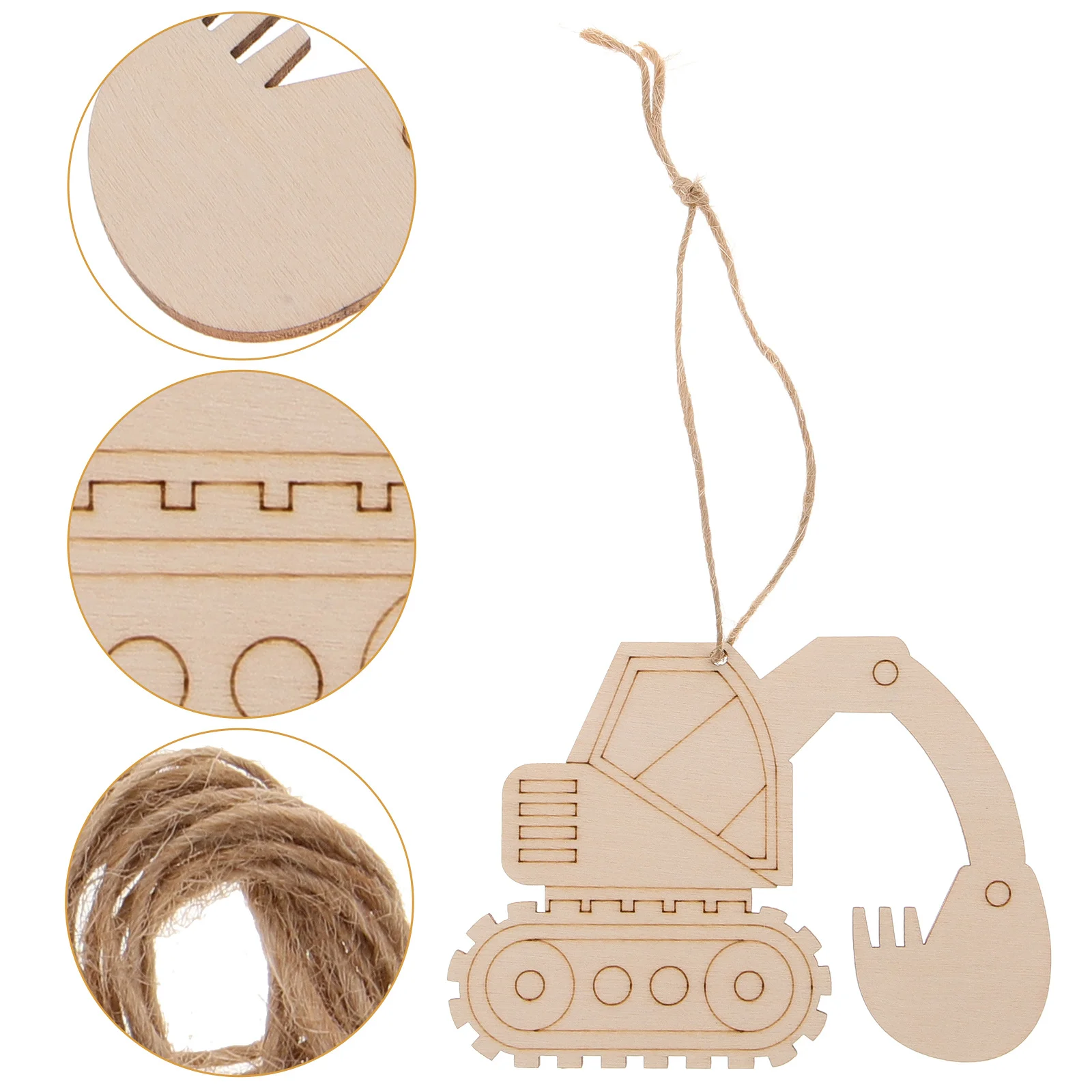 1 مجموعة حفارة شرائح الخشب لم تنته اللون البيج DIY بها بنفسك الحرفية رقاقة حواف ناعمة لا لدغ أقراص الخشب قطع فارغة