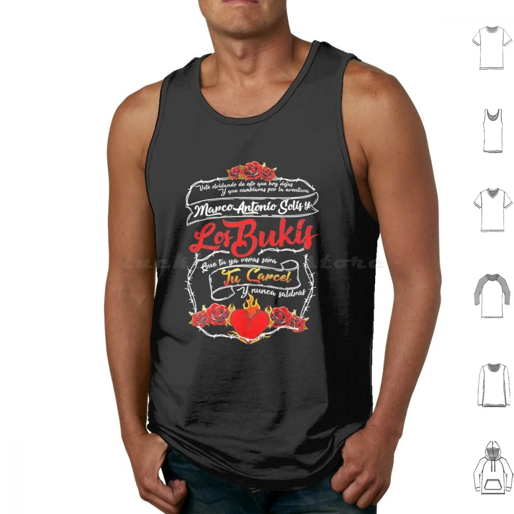 Los Bukis Los Dool Banter Camisetas sin mangas Algodón estampado Los Bukis Bukis Bukis 90s Y Ahora Te Vas José Guadarrama Bukis Band