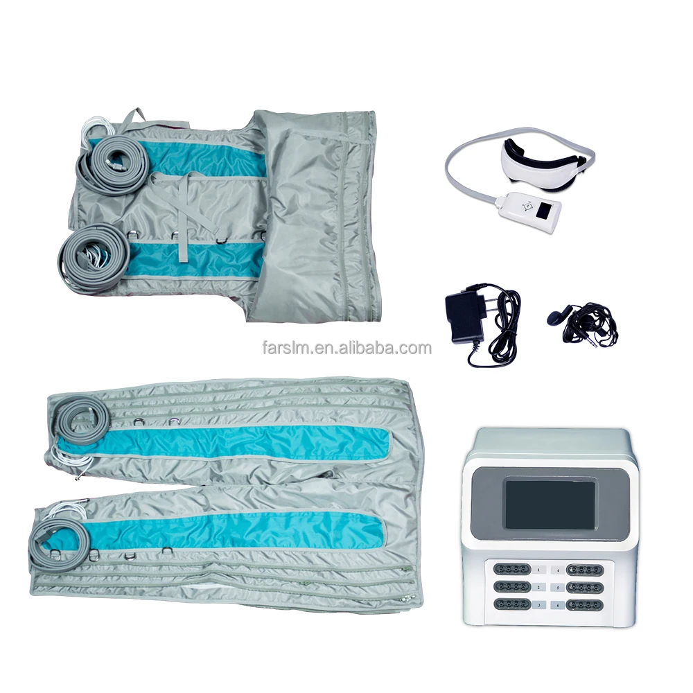 Home use air pressure pressotherapy therapy boots 3 in 1 lymphatic drainage machine