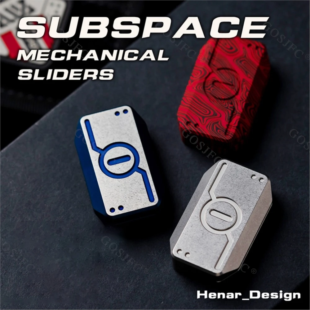 تحديثات المواد المنزلقة الميكانيكية ذات المساحة الفرعية من WANWU EDC للبالغين لعبة تخفيف التوتر المعدنية