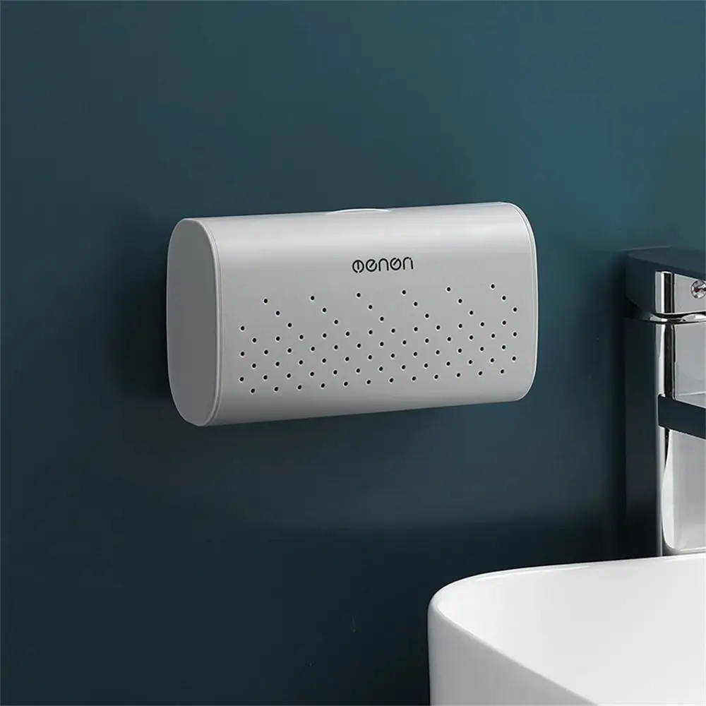 MENGNI-Soap Container Box Wall Mount Soap Holder Soap Case Easy to Clean Bar Soap Container Soap Dish for Bathroom Storage Box