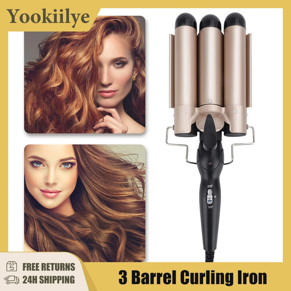 

3 Barrel Curling Iron Ceramic Styling Tools for All Hair Styling Tools Professional Hair Tools Curler Iron for Hair 25mm 32mm