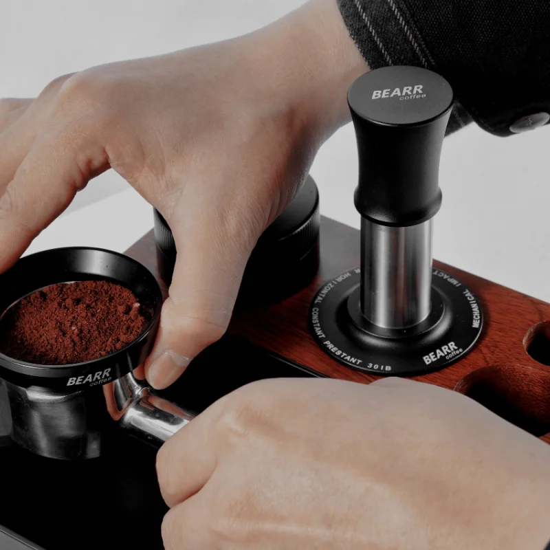 51/53/53.7/58MM BEARR Coffee Tamper 30lb Constant Pressure Espresso Tamper Constant 30IB Impact Force Coffee Accessories Barista