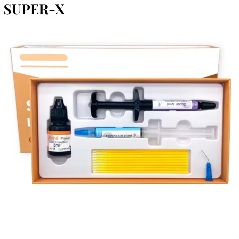 

Dental Orthodontic Adhesive Bondable Glue Light Cured Self Curing Enamel Repair Adhesive Dentist Material Tools Large/Small Set