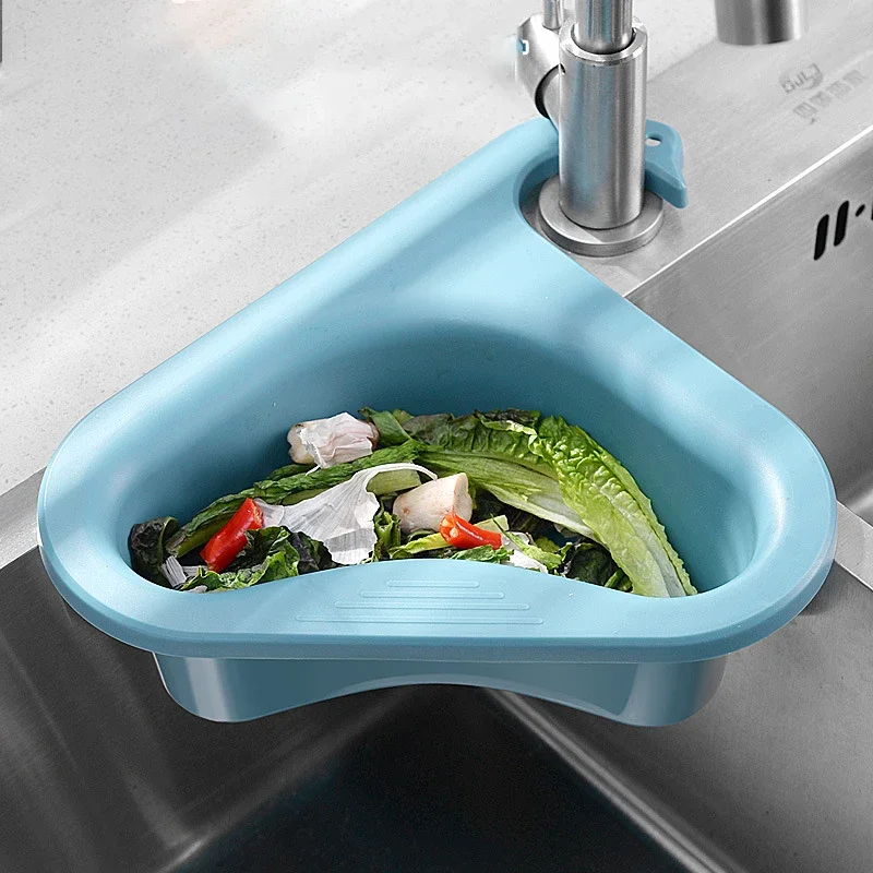 Swan Drain Basket Creative Multi Functional Non Punching Kitchen Sink Fruit And Vegetable Wash Pot Filter Basket Filter Frame