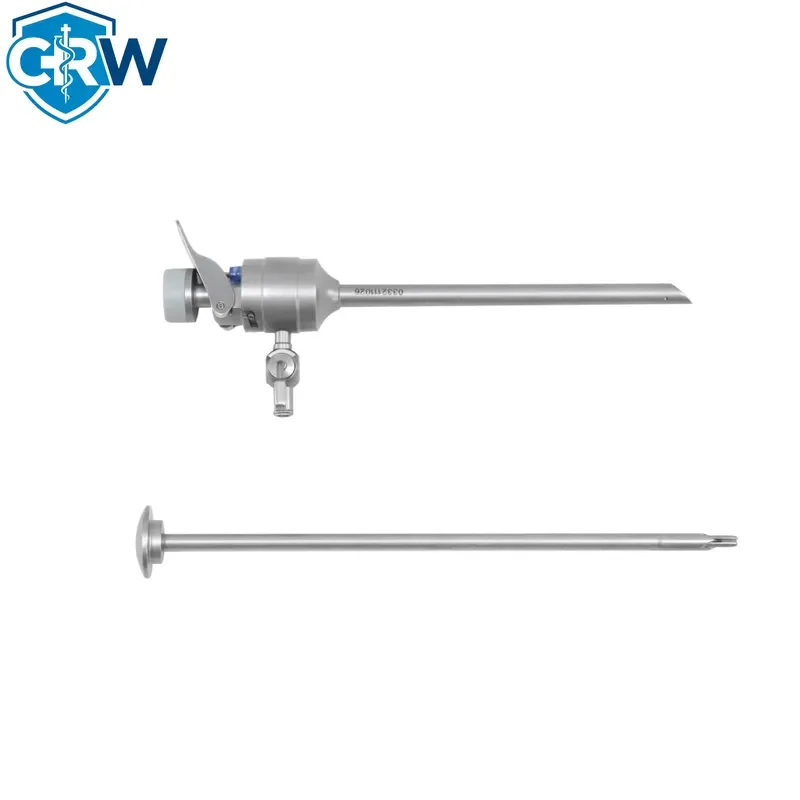 CRW YOUSHI Stainless Steel Reusable Class II Manual Trocar Canula 5.5/10.5mm Pyramidal Type