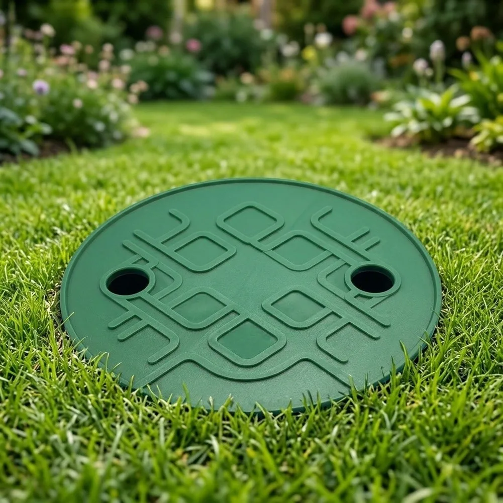 Plastic Round Cover Designed for 6 Inch and 7 Inch For Sprinkler Valves Supports Efficient Water Management and Valve Safety