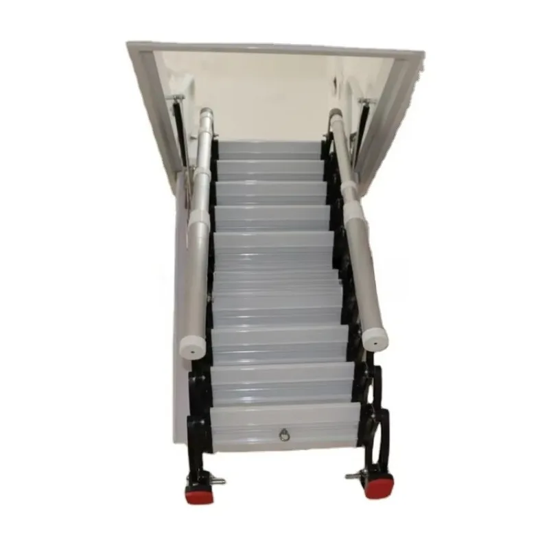 2017 Attic Retractable Folding Steel Modern Ladder for Household Stairs
