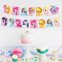 My Little Pony banner Happy Birthday paper Banner Party Decoration Twilight Sparkle banner birthday gift boys girls favors