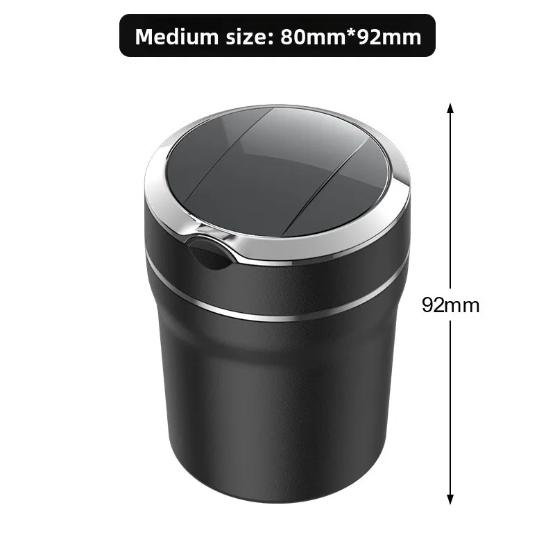 منفضة سجائر السيارة السيراميك بطانة داخلية الموضة الإبداعية منفضة سجائر السيارة عالية لهب منفضة سجائر السيارة مصباح ليد