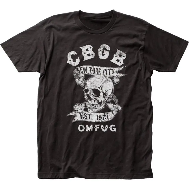 Cbgb New York City Mens T Shirt Rock Music Classic Punk Club Band Black