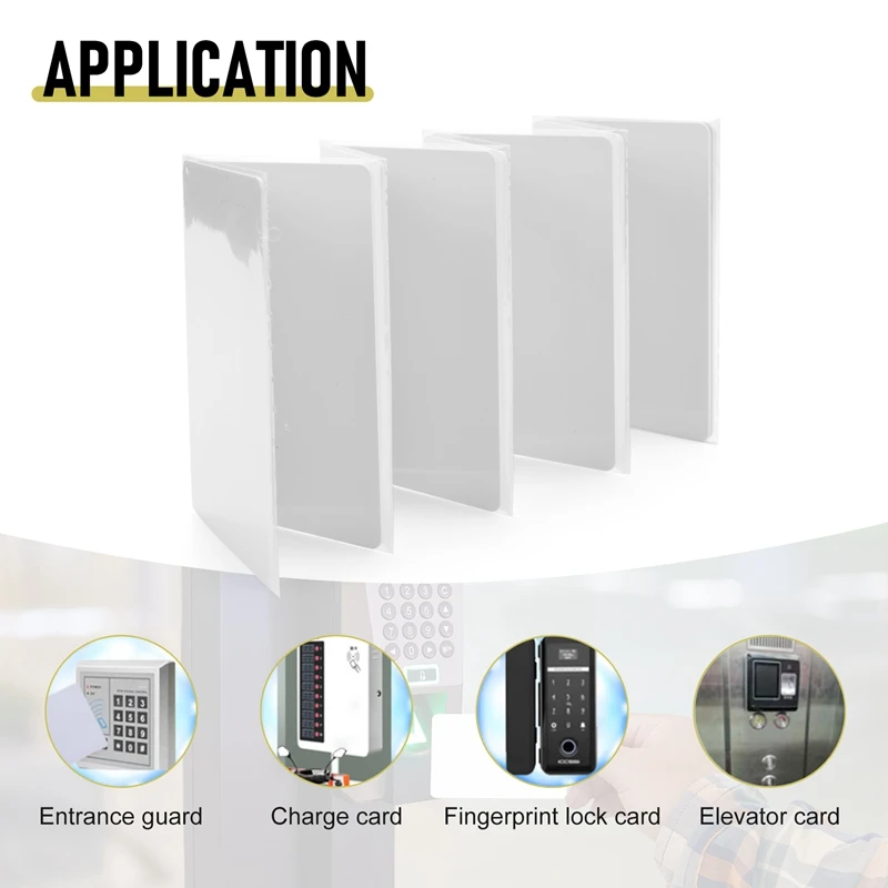 10PCS RFID Nfcsmart Chip Badge Clone 0 Sector Writable Tag UID Access Control Thin Card 13.56Mhz Rewritable Copy Key