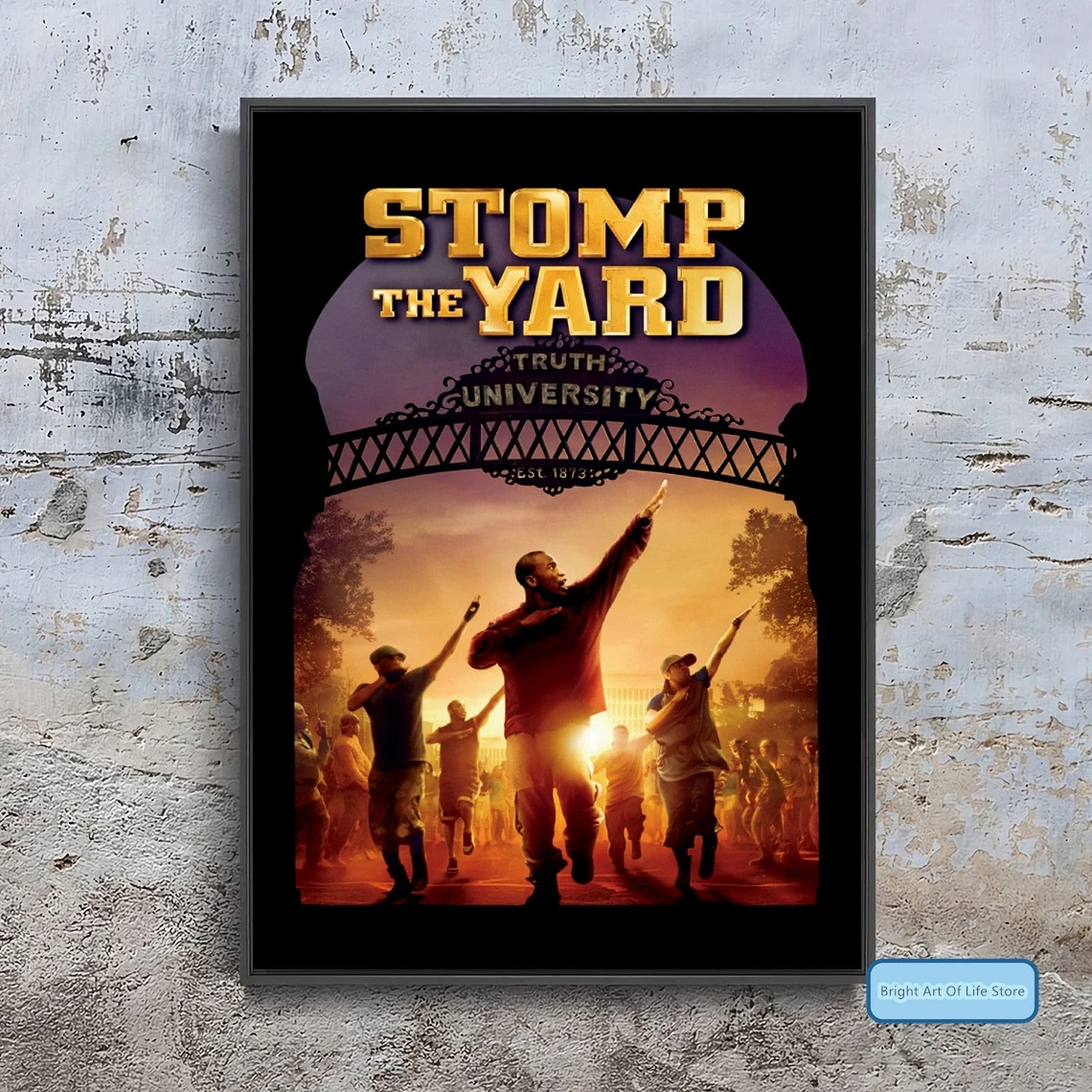 

Чехол для плаката по мотивам фильма Stomp the Yard (2007), фотопечать на холсте, настенное искусство, домашний декор (без рамки)