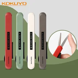 Kokuyo A Little Special Foldable Scissor Resin Opener Safe Portable Pen Cutter for Paper Diary Office School A7274