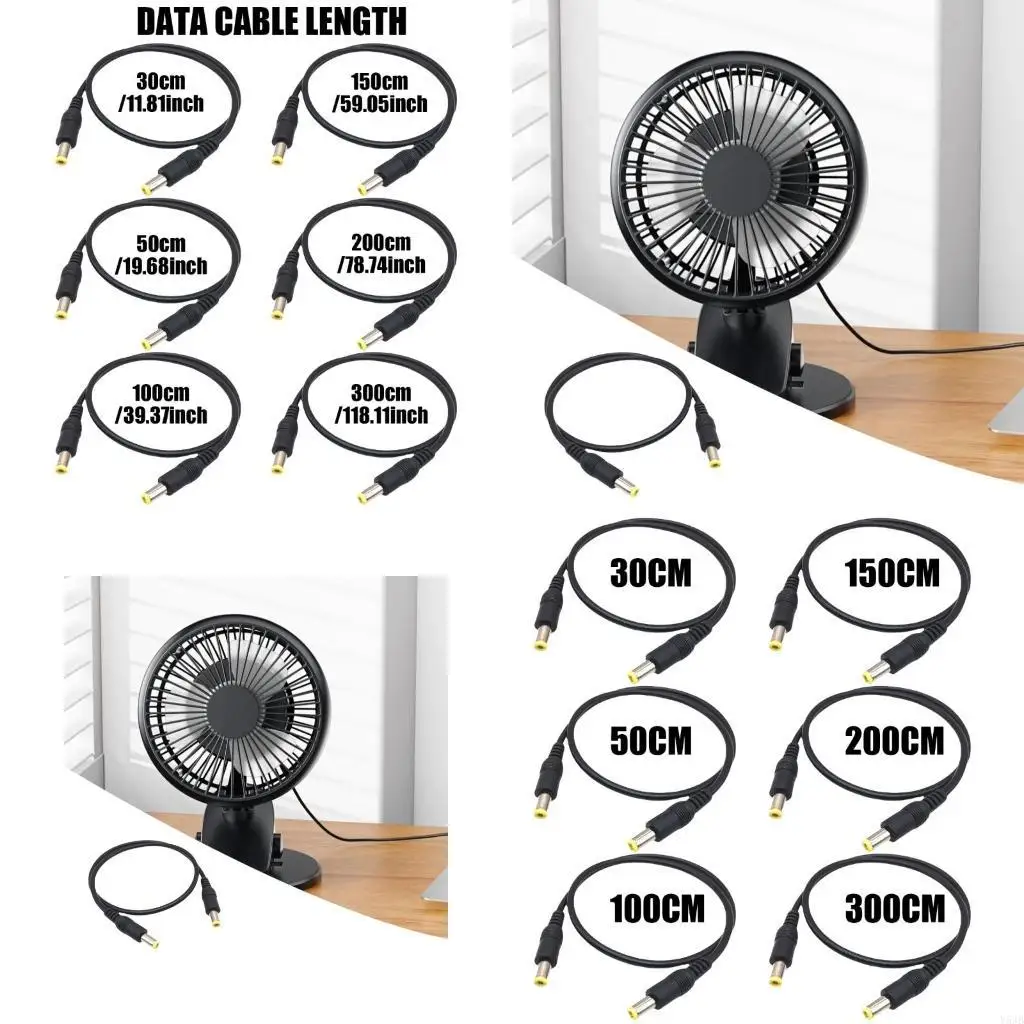 

Y5JB DC5.5x2,5 мм до DC5.5x2,5 мм проволоки мощности шнурной шнур