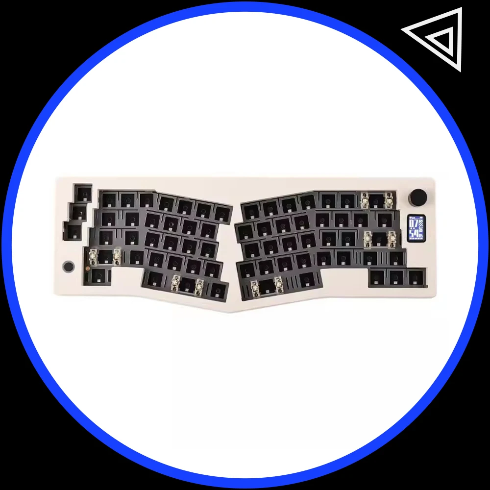 CIDOO ABM066 Mechanical Keyboard Kit Small Color Screen Three Mod Low Delay Gaming Keyboard Gasket Hot Swap Pc Accessories Gifts