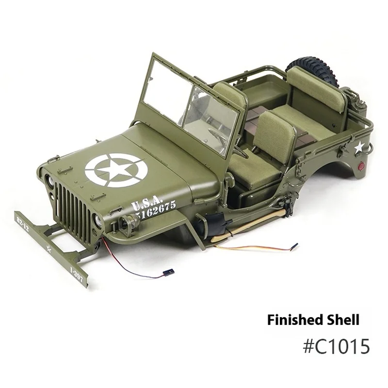 Fms1: 6 Climber Willis Climbing Off Road Vehicle Shell Finished Tire Shock Absorber Accessories Screw Pack Bearings