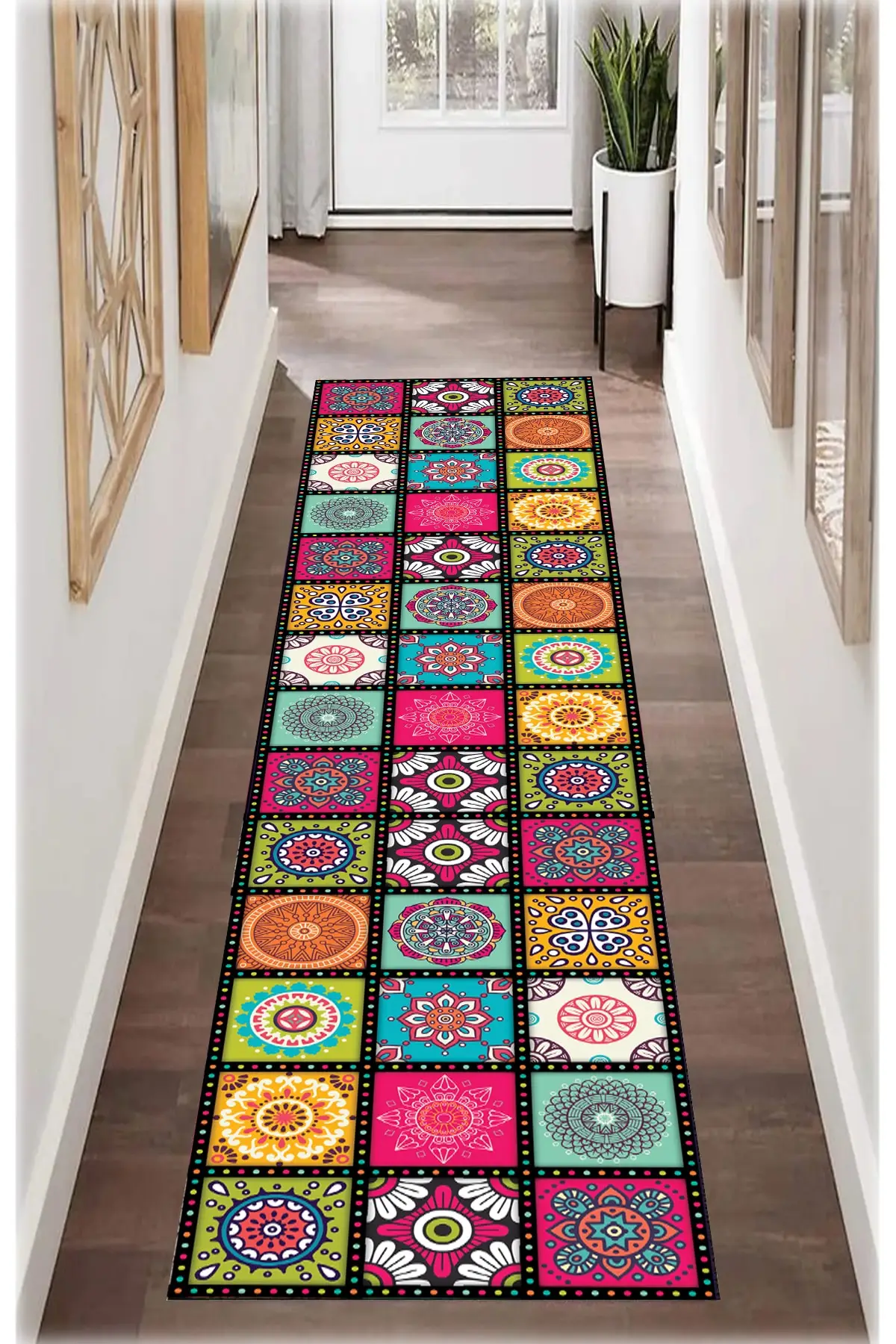 DOLBOVI custom design digital printed non-slip floor hall carpet kitchen carpet