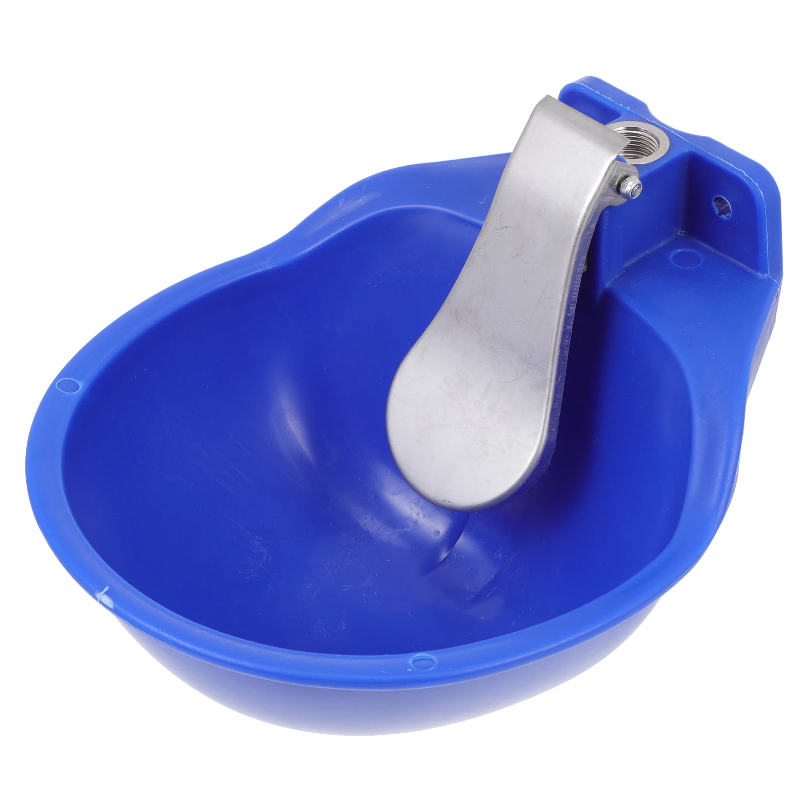 

Plastic Cow Bowl Blue Color Stable Water Level Auto Feeder Livestock Drinking Fountain Saving Water Practical Farm Animals