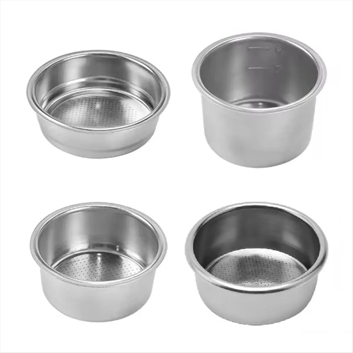 AA83 51mm Coffee Filter Basket Replacement Stainless Steel Suitable for Bottomless Filter Pots 4 Tools