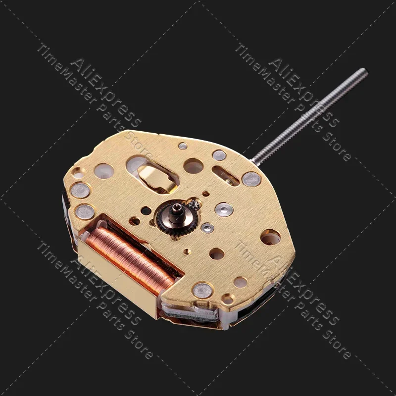 New Miyota Super 2035 Quartz Movement Golden 3 Hand Precision