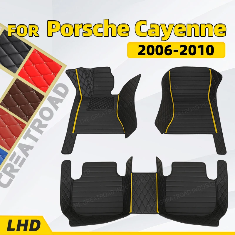 Custom Car floor mats for Porsche Cayenne ( High match) 2006 2007 2008 2009 2010 auto foot Pads automobile interior accessories