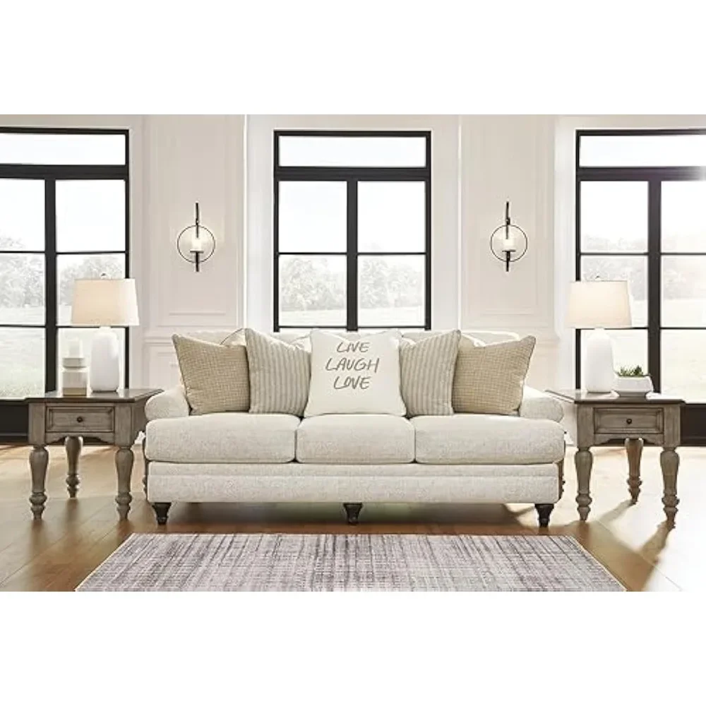 Signature Design by Ashley Valerani Classic Sofa for Living Room, Beige