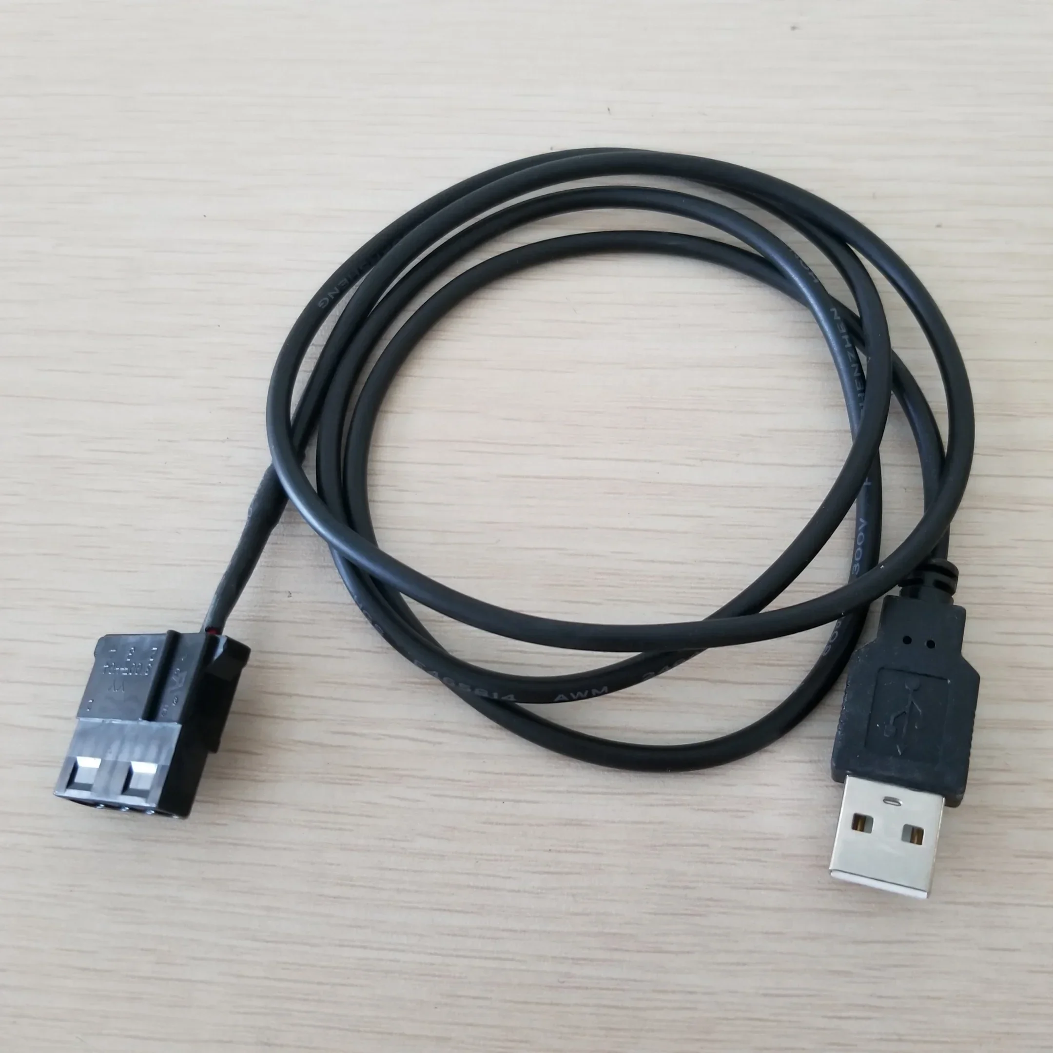 Convertidor USB A macho A IDE Molex, Cable de alimentación de ordenador de 4 pines, Cable de 5V