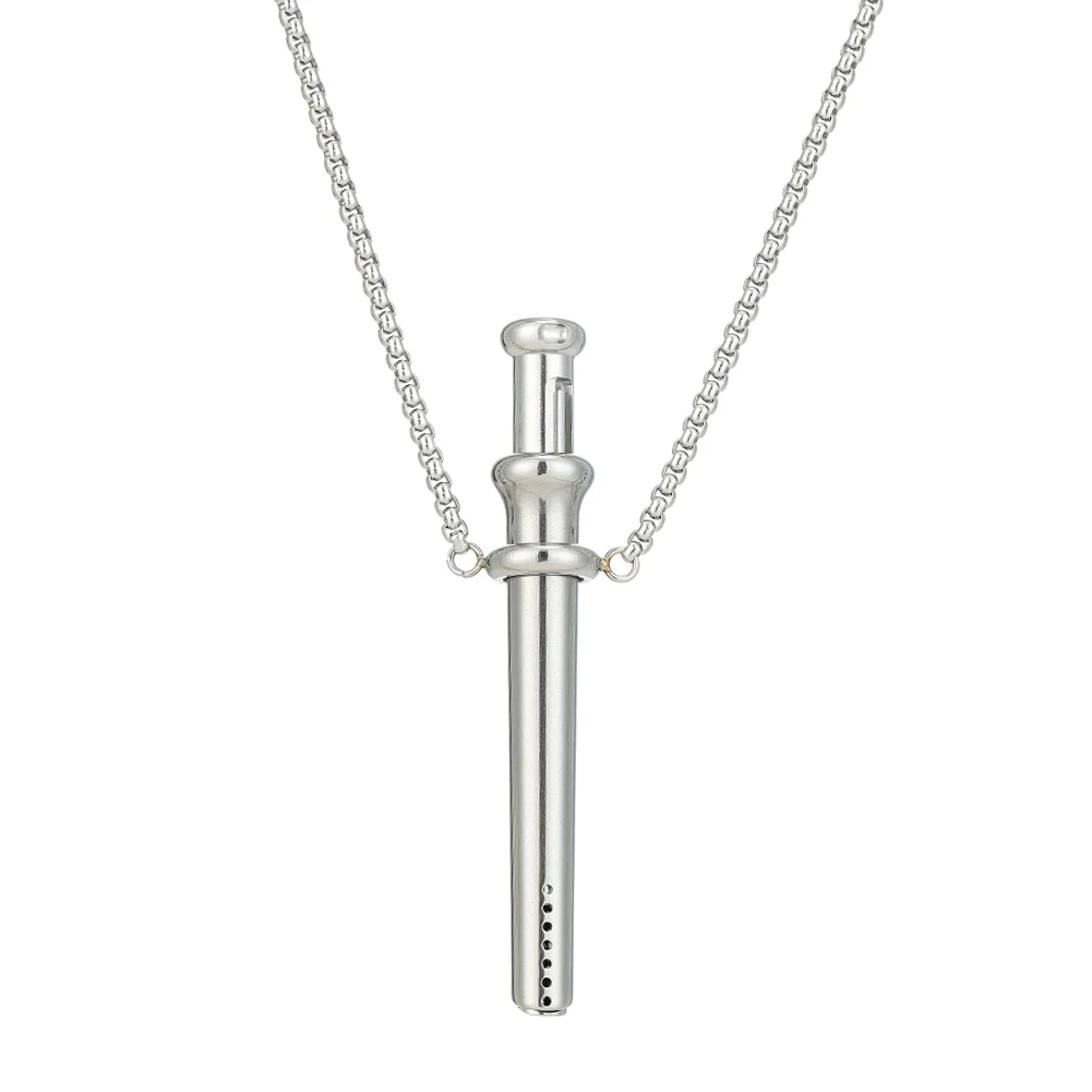 Breathing Resistance Whistle Necklace Meditation Whistle Necklace Mindful Breathing Necklace for Anxiety & Stress Relief - Image 5